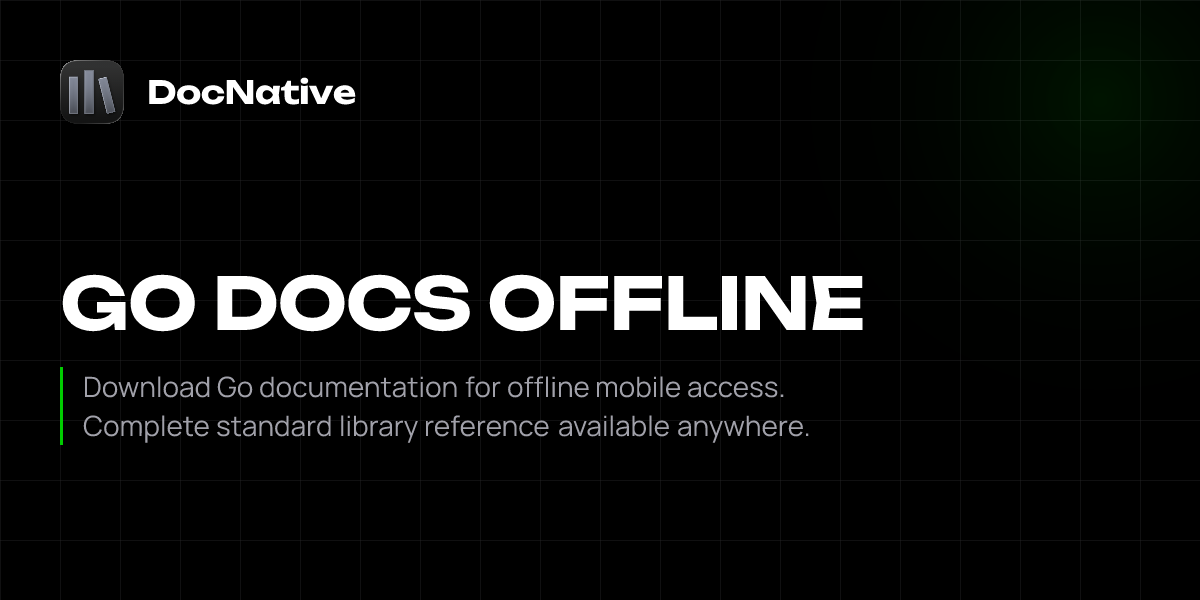 Go Docs Offline - Mobile App for iOS & Android | DocNative | DocNative